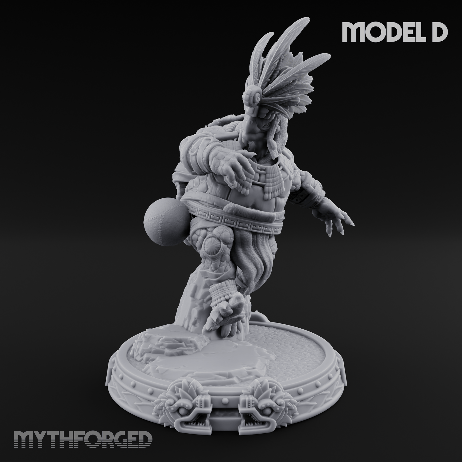 The Skull Shell Tribe Miniature for Dungeons and Dragons, Pathfinder or other TTRPGs