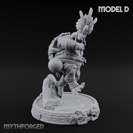 The Skull Shell Tribe Miniature for Dungeons and Dragons, Pathfinder or other TTRPGs