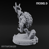 The Skull Shell Tribe D Miniature for Dungeons and Dragons, Pathfinder or other TTRPGs