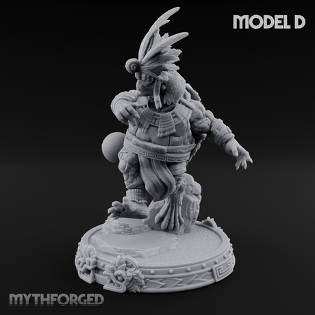 The Skull Shell Tribe D Miniature for Dungeons and Dragons, Pathfinder or other TTRPGs