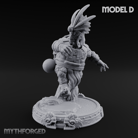 The Skull Shell Tribe D Miniature for Dungeons and Dragons, Pathfinder or other TTRPGs