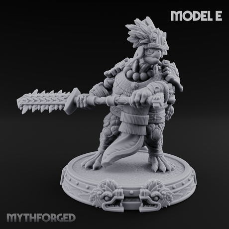 The Skull Shell Tribe Miniature for Dungeons and Dragons, Pathfinder or other TTRPGs