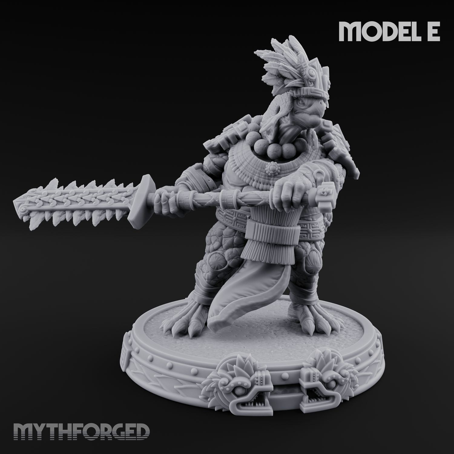 The Skull Shell Tribe Miniature for Dungeons and Dragons, Pathfinder or other TTRPGs