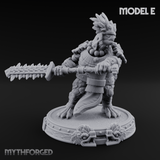 The Skull Shell Tribe E Miniature for Dungeons and Dragons, Pathfinder or other TTRPGs