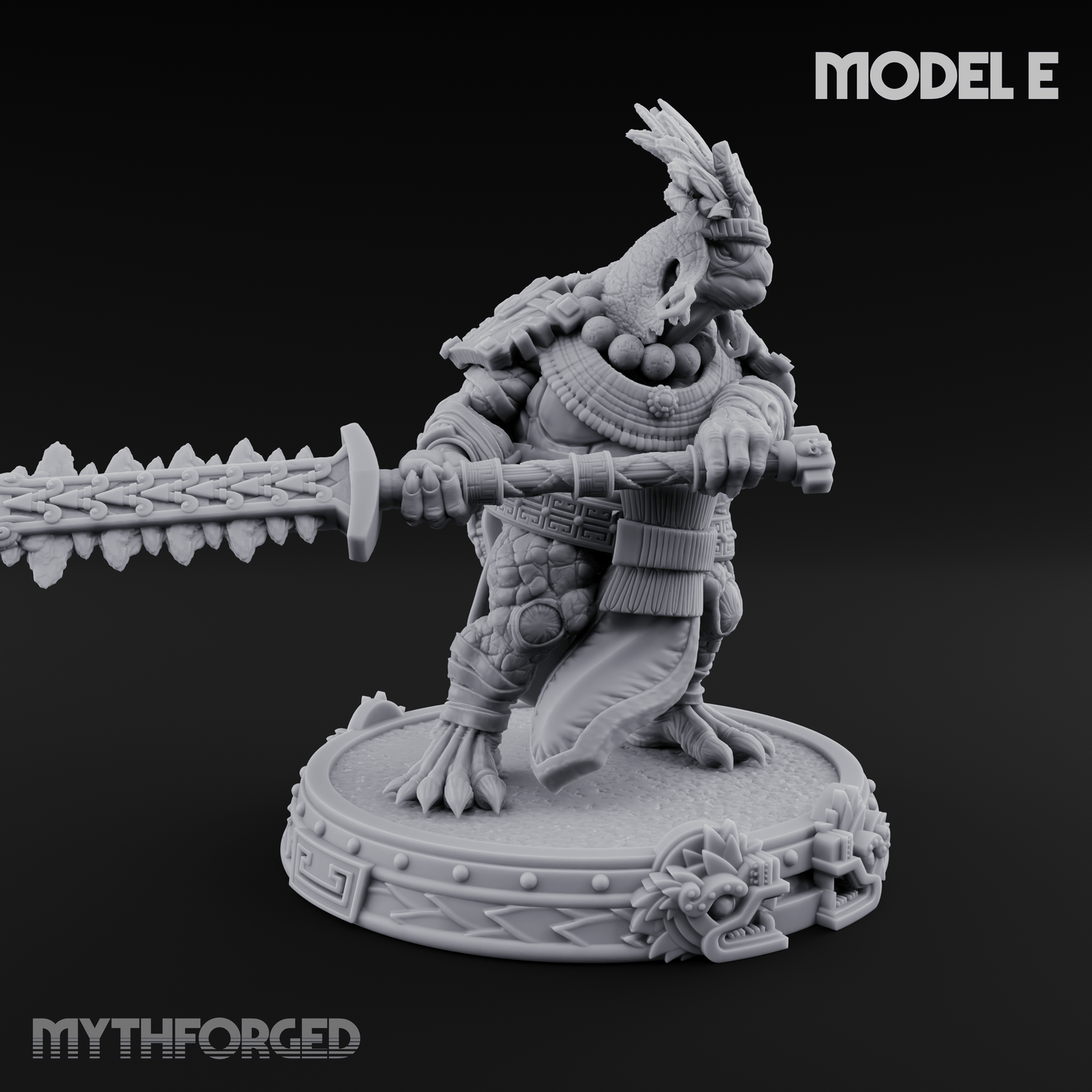 The Skull Shell Tribe E Miniature for Dungeons and Dragons, Pathfinder or other TTRPGs