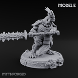 The Skull Shell Tribe E Miniature for Dungeons and Dragons, Pathfinder or other TTRPGs