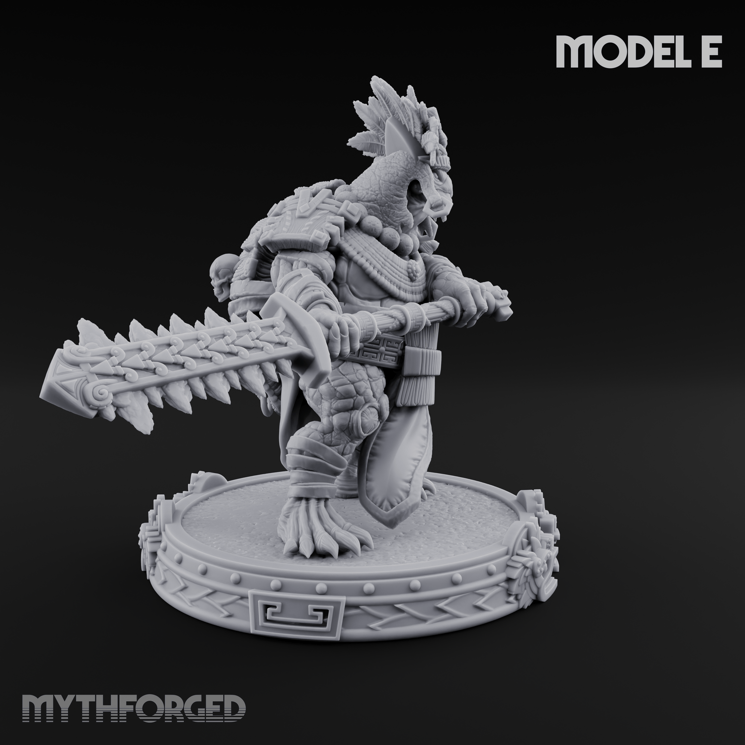 The Skull Shell Tribe E Miniature for Dungeons and Dragons, Pathfinder or other TTRPGs