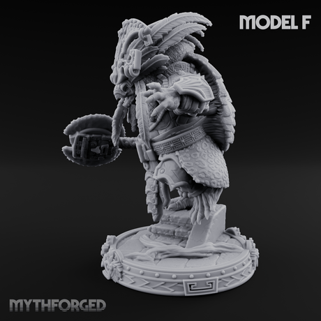 The Skull Shell Tribe F Miniature for Dungeons and Dragons, Pathfinder or other TTRPGs