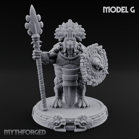 The Skull Shell Tribe G Miniature for Dungeons and Dragons, Pathfinder or other TTRPGs