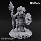 The Skull Shell Tribe Miniature for Dungeons and Dragons, Pathfinder or other TTRPGs