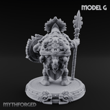 The Skull Shell Tribe G Miniature for Dungeons and Dragons, Pathfinder or other TTRPGs