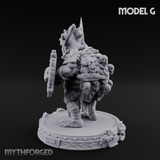 The Skull Shell Tribe G Miniature for Dungeons and Dragons, Pathfinder or other TTRPGs