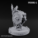 The Skull Shell Tribe G Miniature for Dungeons and Dragons, Pathfinder or other TTRPGs