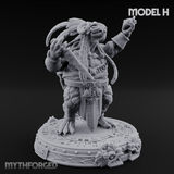 The Skull Shell Tribe Miniature for Dungeons and Dragons, Pathfinder or other TTRPGs