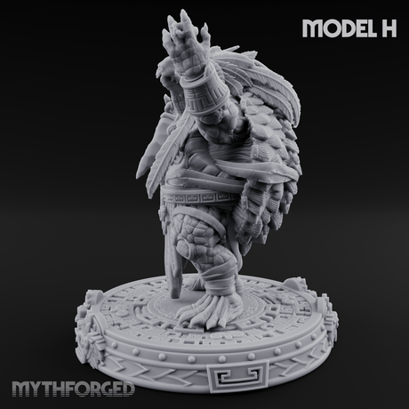 The Skull Shell Tribe H Miniature for Dungeons and Dragons, Pathfinder or other TTRPGs