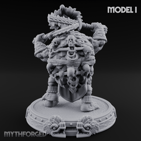 The Skull Shell Tribe I Miniature for Dungeons and Dragons, Pathfinder or other TTRPGs