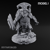 The Skull Shell Tribe Miniature for Dungeons and Dragons, Pathfinder or other TTRPGs
