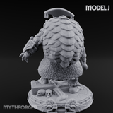 The Skull Shell Tribe J Miniature for Dungeons and Dragons, Pathfinder or other TTRPGs