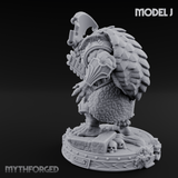 The Skull Shell Tribe J Miniature for Dungeons and Dragons, Pathfinder or other TTRPGs