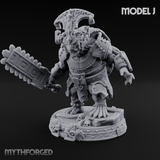 The Skull Shell Tribe J Miniature for Dungeons and Dragons, Pathfinder or other TTRPGs