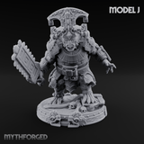 The Skull Shell Tribe J Miniature for Dungeons and Dragons, Pathfinder or other TTRPGs