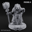 The Skull Shell Tribe K Miniature for Dungeons and Dragons, Pathfinder or other TTRPGs