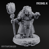 The Skull Shell Tribe Miniature for Dungeons and Dragons, Pathfinder or other TTRPGs