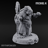 The Skull Shell Tribe K Miniature for Dungeons and Dragons, Pathfinder or other TTRPGs