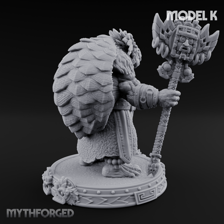 The Skull Shell Tribe K Miniature for Dungeons and Dragons, Pathfinder or other TTRPGs