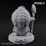 The Skull Shell Tribe K Miniature for Dungeons and Dragons, Pathfinder or other TTRPGs