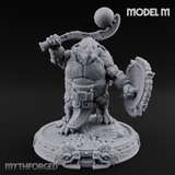 The Skull Shell Tribe Miniature for Dungeons and Dragons, Pathfinder or other TTRPGs