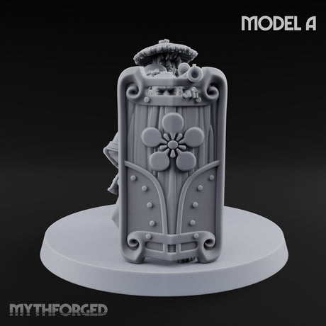 Tower Shield Lugging Ashigaru Shield Bearer A Miniature for Dungeons and Dragons, Pathfinder or other TTRPGs