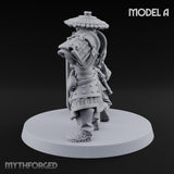 Tower Shield Lugging Ashigaru Shield Bearer A Miniature for Dungeons and Dragons, Pathfinder or other TTRPGs