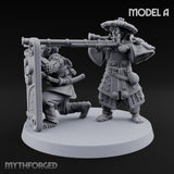 Tower Shield Lugging Ashigaru Shield Bearer A Miniature for Dungeons and Dragons, Pathfinder or other TTRPGs