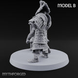 Tower Shield Lugging Ashigaru Shield Bearer B Miniature for Dungeons and Dragons, Pathfinder or other TTRPGs