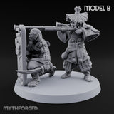 Tower Shield Lugging Ashigaru Shield Bearer B Miniature for Dungeons and Dragons, Pathfinder or other TTRPGs