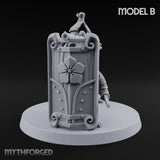 Tower Shield Lugging Ashigaru Shield Bearer B Miniature for Dungeons and Dragons, Pathfinder or other TTRPGs