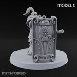 Tower Shield Lugging Ashigaru Shield Bearer C Miniature for Dungeons and Dragons, Pathfinder or other TTRPGs