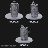 Tower Shield Lugging Ashigaru Shield Bearers Miniature for Dungeons and Dragons, Pathfinder or other TTRPGs