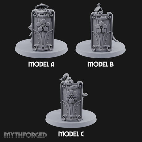 Tower Shield Lugging Ashigaru Shield Bearers Miniature for Dungeons and Dragons, Pathfinder or other TTRPGs