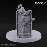 Tower Shield Lugging Ashigaru Shield Bearers Miniature for Dungeons and Dragons, Pathfinder or other TTRPGs