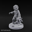 Toy Clutching Wailing Zombie Child Miniature for Dungeons and Dragons, Pathfinder or other TTRPGs