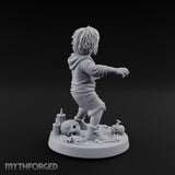 Toy Clutching Wailing Zombie Child Miniature for Dungeons and Dragons, Pathfinder or other TTRPGs
