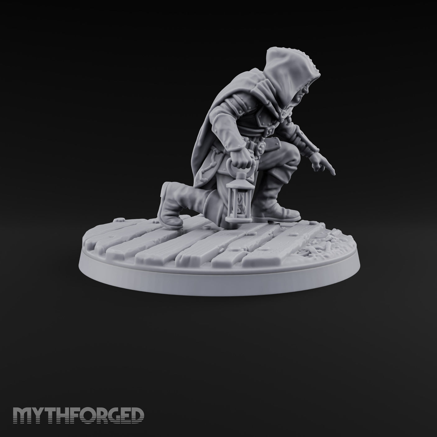 Eyes on the Trail Human Scout A Miniature for Dungeons and Dragons, Pathfinder or other TTRPGs