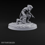 Eyes on the Trail Human Scout A Miniature for Dungeons and Dragons, Pathfinder or other TTRPGs