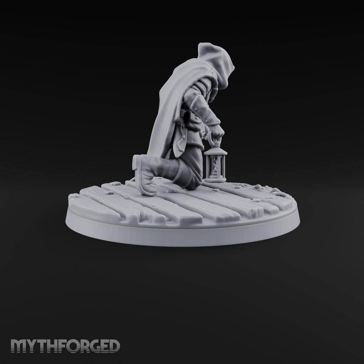 Eyes on the Trail Human Scout A Miniature for Dungeons and Dragons, Pathfinder or other TTRPGs