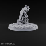 Eyes on the Trail Human Scout A Miniature for Dungeons and Dragons, Pathfinder or other TTRPGs