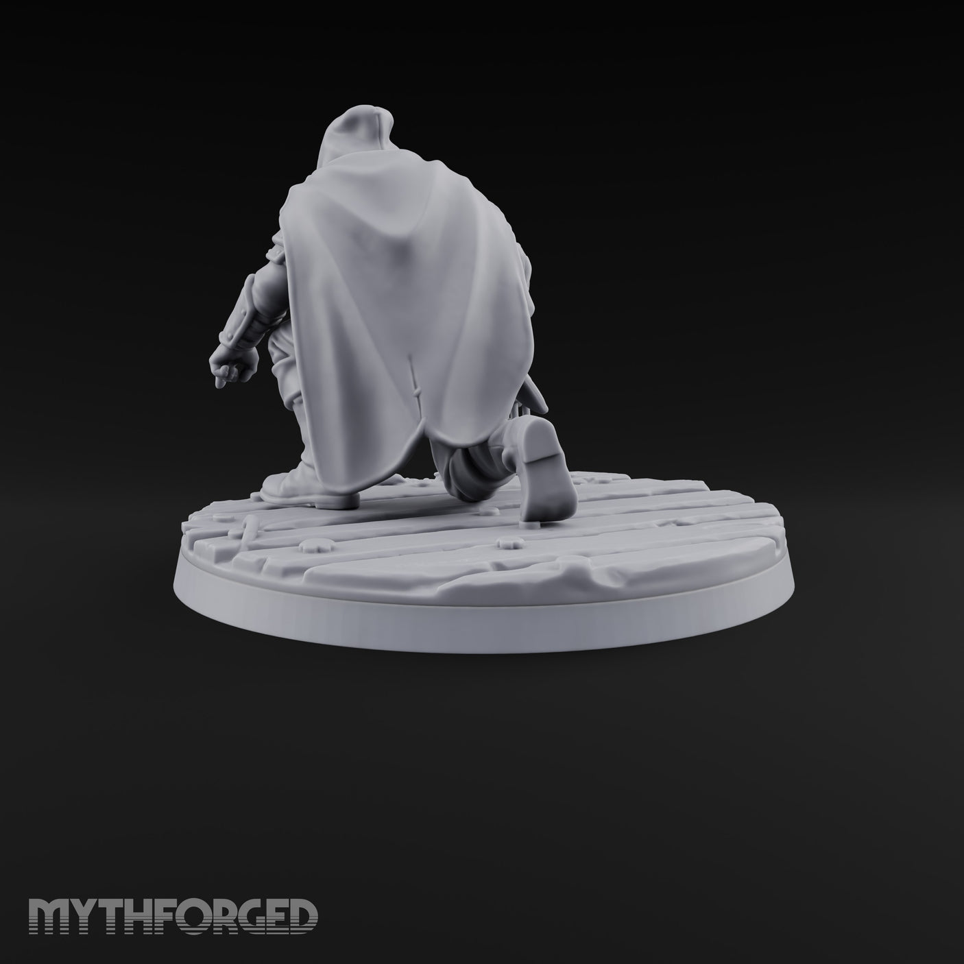 Eyes on the Trail Human Scout A Miniature for Dungeons and Dragons, Pathfinder or other TTRPGs