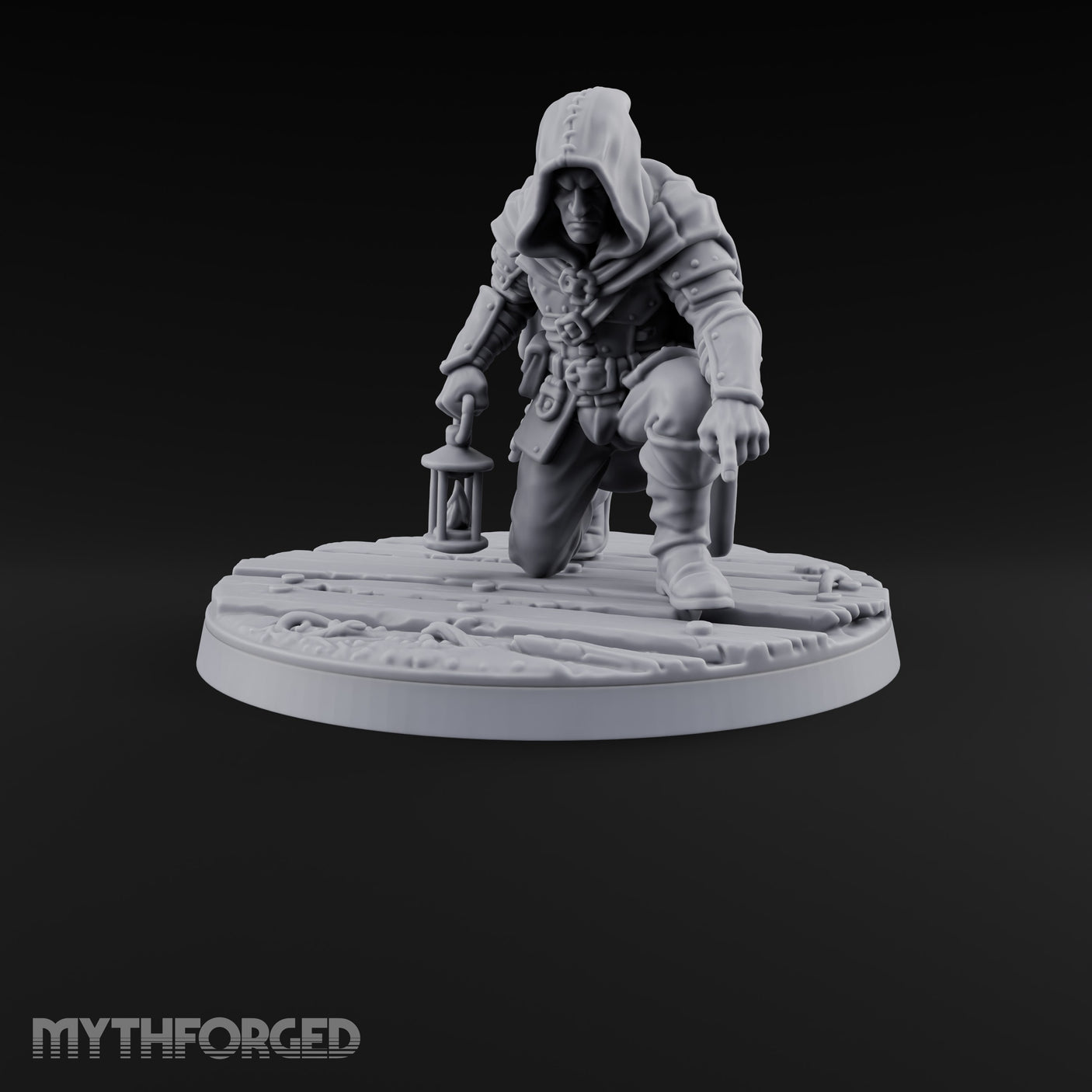 Eyes on the Trail Human Scout A Miniature for Dungeons and Dragons, Pathfinder or other TTRPGs