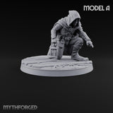 Eyes on the Trail Human Scout A Miniature for Dungeons and Dragons, Pathfinder or other TTRPGs